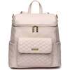 Monaco Diaper Bag | Pastel Pink - Diaper Bags - 1 - thumbnail