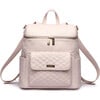 Monaco Diaper Bag | Pastel Pink - Diaper Bags - 6