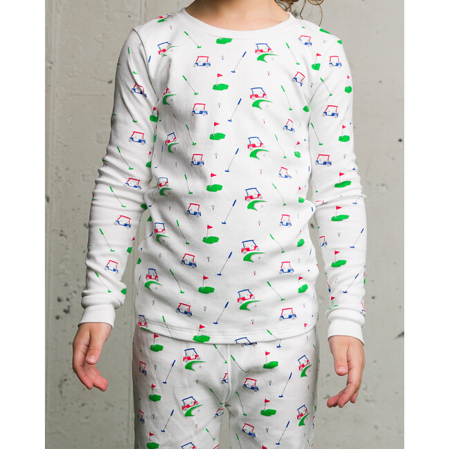 The Organic Long Sleeve Pajama Set, Par Tee - Pajamas - 2