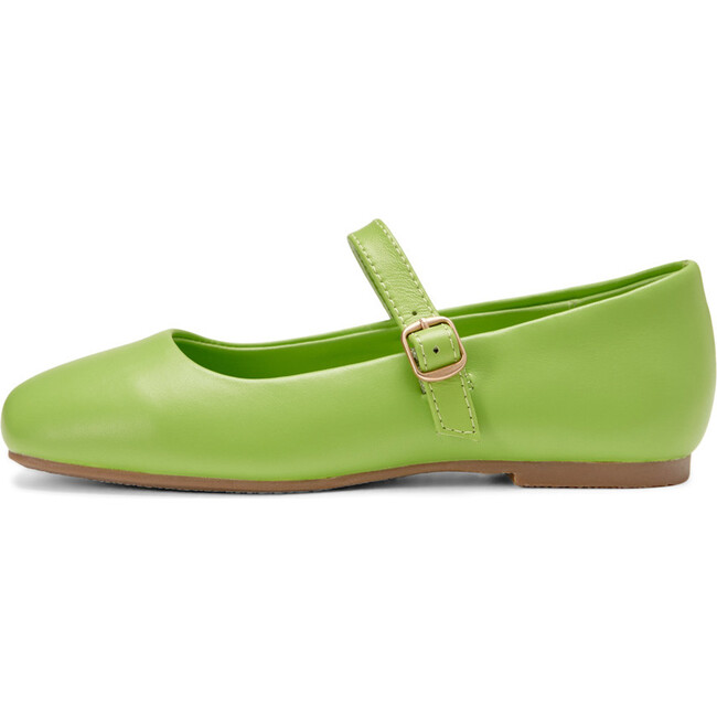 Mandy Rounded Square Toe Mary Janes, Green Total