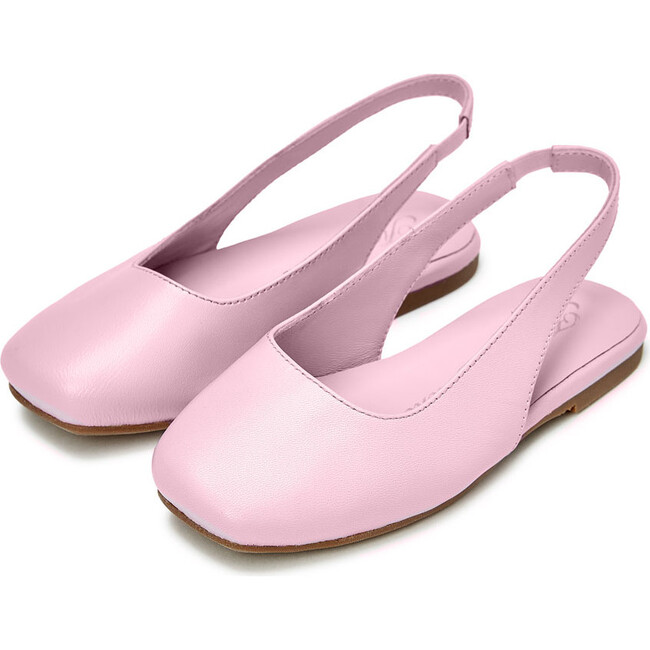 Ester Square Cap Toes Sling Back Sandals, Lilac Total - Sandals - 2