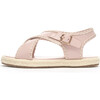 Zella Braided Platform Cross Strap Leather Sandals, Pink Total - Sandals - 2