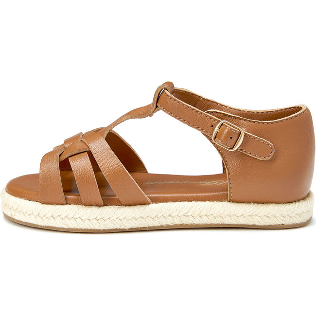 Patricia 2.0 Slim Leather Strap Sandals, Camel Total