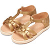 Patricia 2.0 Slim Leather Strap Sandals, Gold - Sandals - 2