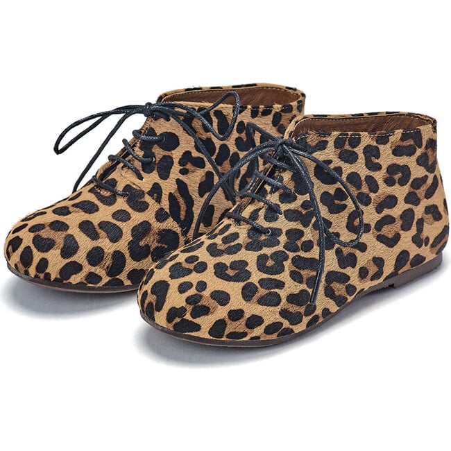 Emily Suede Lace Ankle Boots, Animal Print Total - Boots - 2