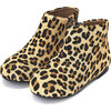 Chiara Leather Zipped Ankle Boots, Leopard Print - Boots - 2