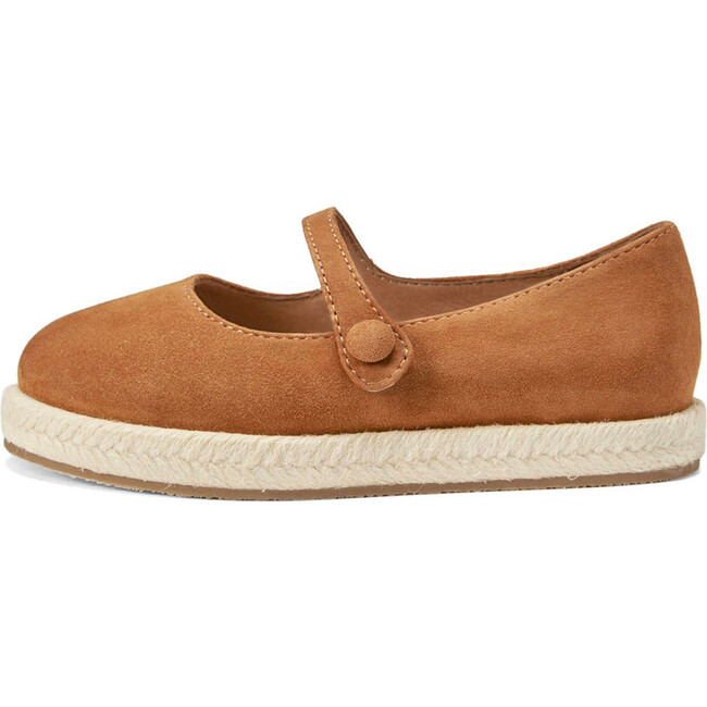 Hailey Milk Raffia Mid-Soles Suede Espadrilles, Camel Total