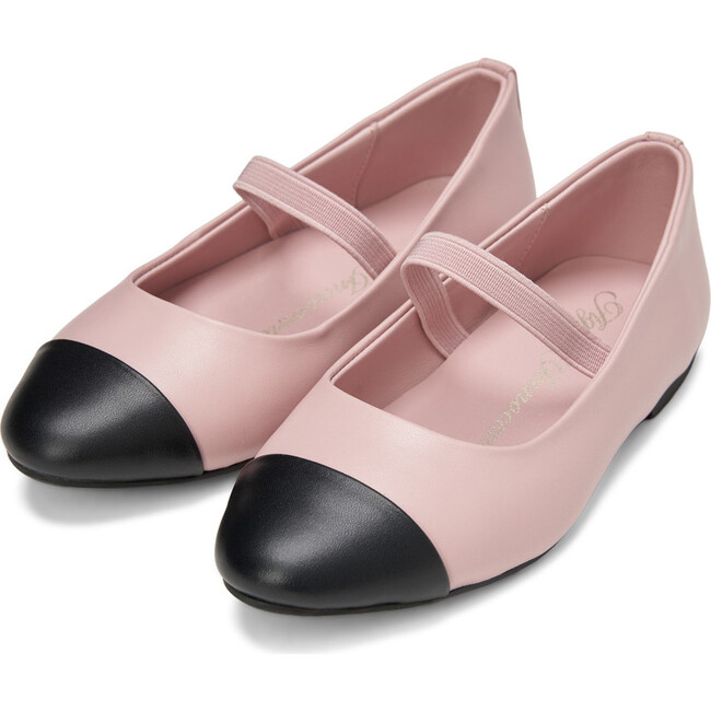 Bebe Leather 3.0 Pointed Toe Ballet Flats, Pink And Black Total - Flats - 2
