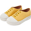 Alex Round Toe Bright Canvas Sneakers, Yellow - Sneakers - 2