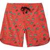Men's Seaesta Surf X Teenage Mutnat Ninja Turtles Boardshorts, Raph Red - Swim Trunks - 1 - thumbnail