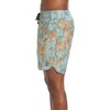 Men's Sea Abyss Print Boardshorts, Turquoise - Swim Trunks - 2