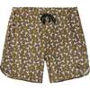 Men's Seaesta Surf X Peanuts Joe Cool Boardshorts, Olive - Swim Trunks - 5