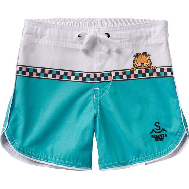 Seaesta Surf X Garfield Boardshorts, Monday Checkers - Swim Trunks - 5