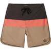 Men's Triple Scoop Boardshorts, Mocha - Swim Trunks - 6