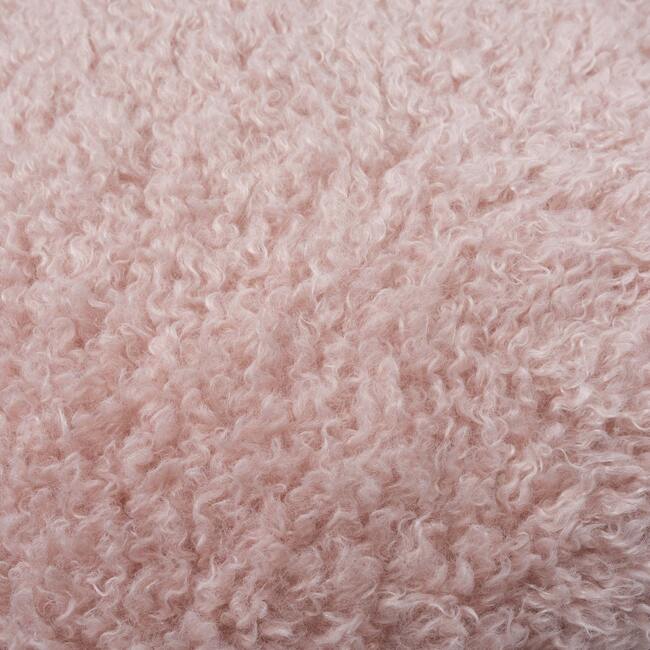 Poodle Faux Fur Storage Pouf, Pale Lilac - Storage - 3