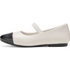 Bebe Leather 3.0 Pointed Toe Ballet Flats, White And Black Total - Flats - 1 - thumbnail