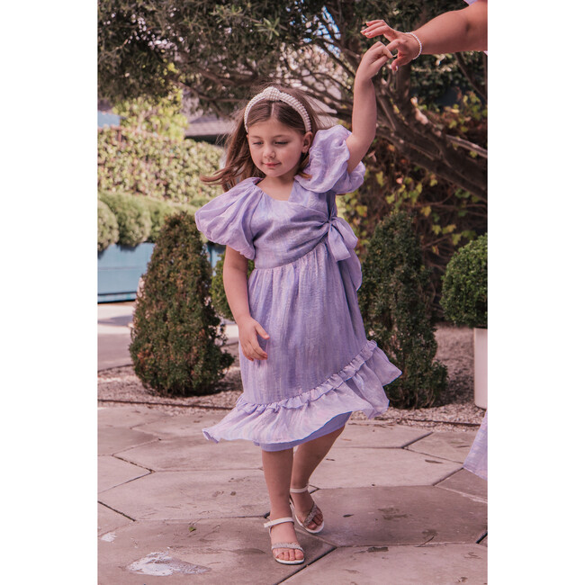 Pixie Girls Dress, Lilac - Dresses - 2