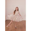 Amelia Girls Dress, Cream Floral - Dresses - 3