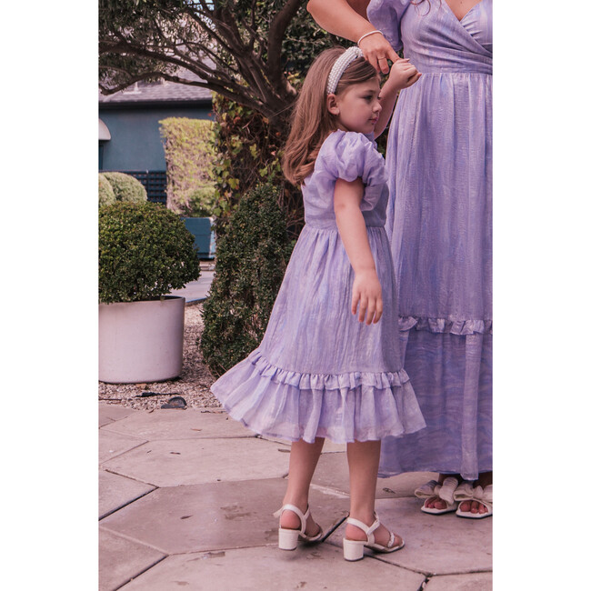 Pixie Girls Dress, Lilac - Dresses - 4