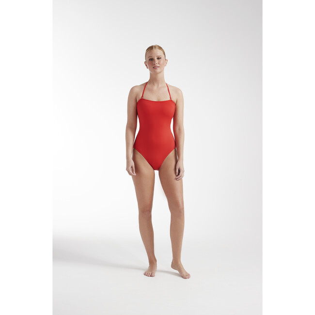 Women's Leonor One-Piece, Crimson - One Pieces - 2