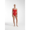 Women's Leonor One-Piece, Crimson - One Pieces - 2