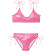 Sorbet 2-Piece Swimsuit, Pink Iridescent - Two Pieces - 1 - thumbnail