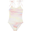 Moorea One-Piece Swimsuit, Pastel Multicolors - One Pieces - 1 - thumbnail