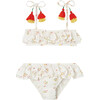 Pic Nic Floral Print 2-Piece Swimsuit, Multicolors - Two Pieces - 1 - thumbnail