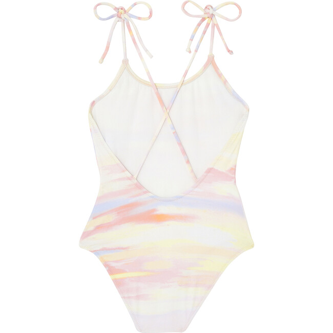 Moorea One-Piece Swimsuit, Pastel Multicolors - One Pieces - 2