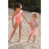 Daiquiri One Shoulder Swimsuit, Shiny Coral - One Pieces - 2