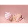 Lucy Stripe Hat, Pink & White - Hats - 2