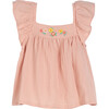 Rosamond Embroidered Top, Vintage Pink - Blouses - 1 - thumbnail