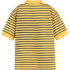 Silas Polo Shirt, Yellow & Denim Stripe - Polo Shirts - 2