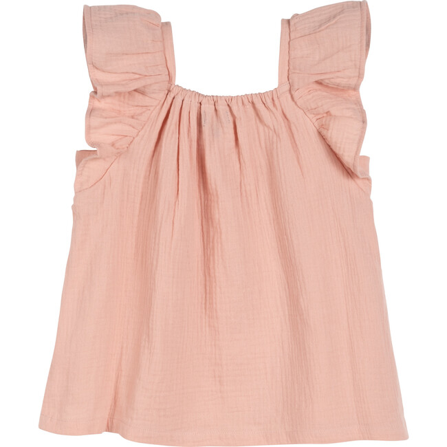 Rosamond Embroidered Top, Vintage Pink - Blouses - 2