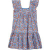 Women's Marmee Dress, Tranquil Blue Floral - Dresses - 1 - thumbnail