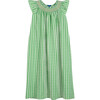 Women's Frances Smocked Dress, Mint Gingham - Dresses - 1 - thumbnail