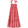 Women's Brooklyn Dress, Vintage Pink & Paprika Gingham - Dresses - 2 - thumbnail