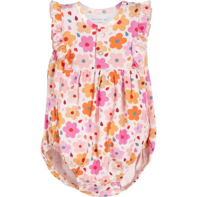 Baby Vanessa Romper, Confetti Floral - Rompers - 1