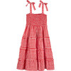 Brianna Dress, Vintage Pink & Paprika Gingham - Dresses - 2 - thumbnail