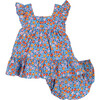 Baby Jo Dress, Tranquil Blue Floral - Dresses - 2 - thumbnail