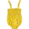 Baby Blakely Smocked Bubble Romper, Floral Buttercup - Rompers - 1 - thumbnail