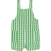 Baby Matteo Overall, Mint Gingham - Rompers - 2