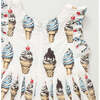 Kelsey Tiered Bottom Ruffle Print Dress, Vintage Soft Serve - Dresses - 2
