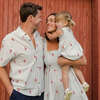 Mens Jack Short Sleeve Print Shirt, Lobster Check - Shirts - 2