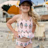 Joy Criss Cross Strap Tankini, Pink Soft Serve - Two Pieces - 2