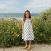 Renata Chambray Strap Dress, Navy Small Flower - Dresses - 2