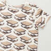 Bamboo Short Sleeve Print Pajama Set, S'Mores - Pajamas - 4 - thumbnail