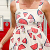 Women's Sierra Single Tier Print Dress, Slice Of Summer - Dresses - 4