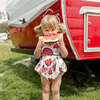 Baby Girls Sierra Ruffle Print Bubble, Slice Of Summer - Onesies - 2