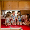 Bamboo Short Sleeve Pajama Set, Blue Whales - Pajamas - 3